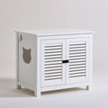 Mobile copriletteria per animali in legno, colore bianco
