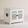 Mobile copriletteria per animali in legno, colore bianco